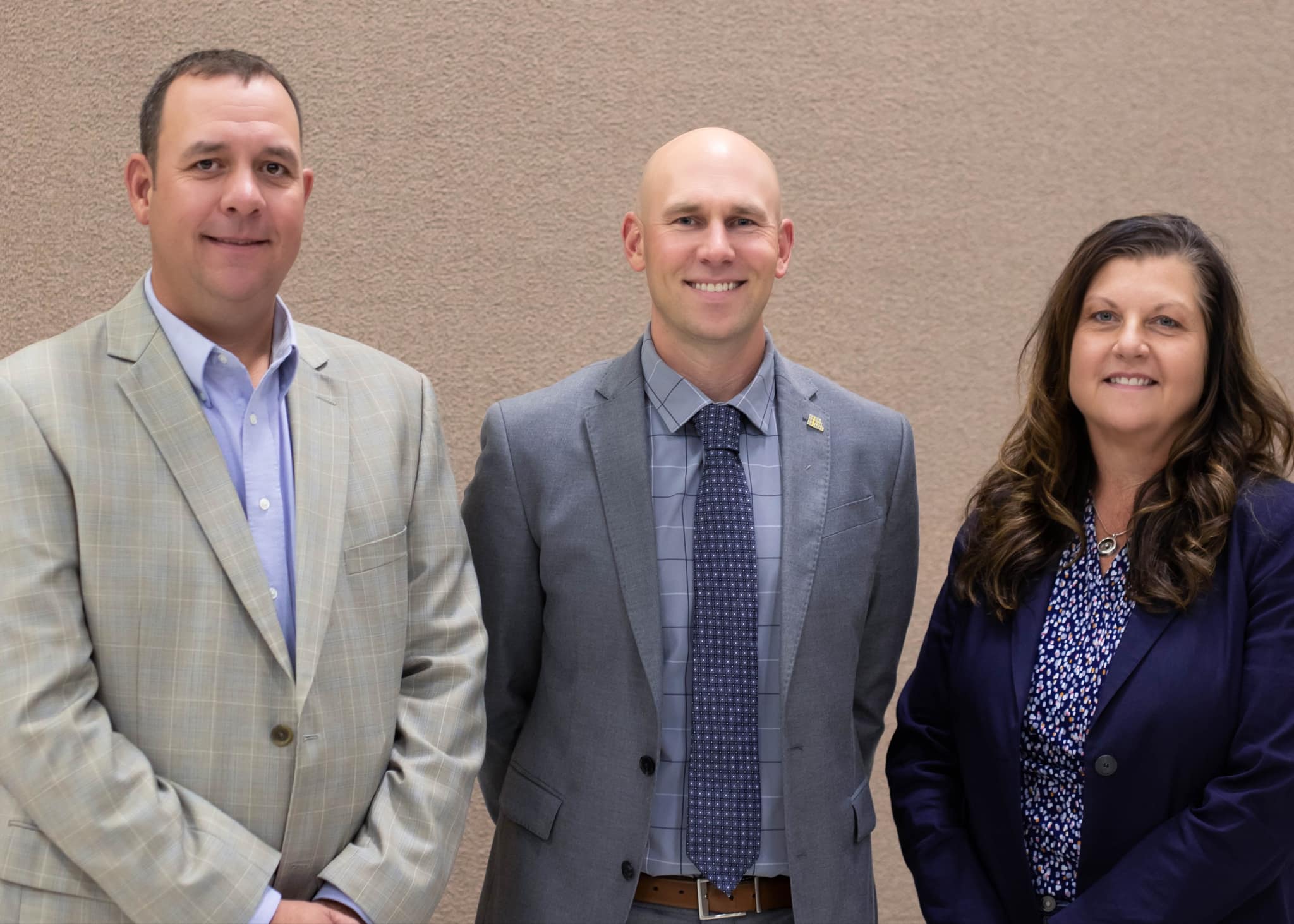 Photo Caption: Members of the Golden West Telecommunications Cooperative elected four board members when voting concluded at their annual meeting on Saturday, Sept. 28, in Wall. Pictured from left to right are Tanner Handcock of Wall (District II), Nate Jones of Dell Rapids (District IX), and Jodi Smith of Vivian (District III). Ken Tonsager, Jr., of Hot Springs (District V) is not pictured. 