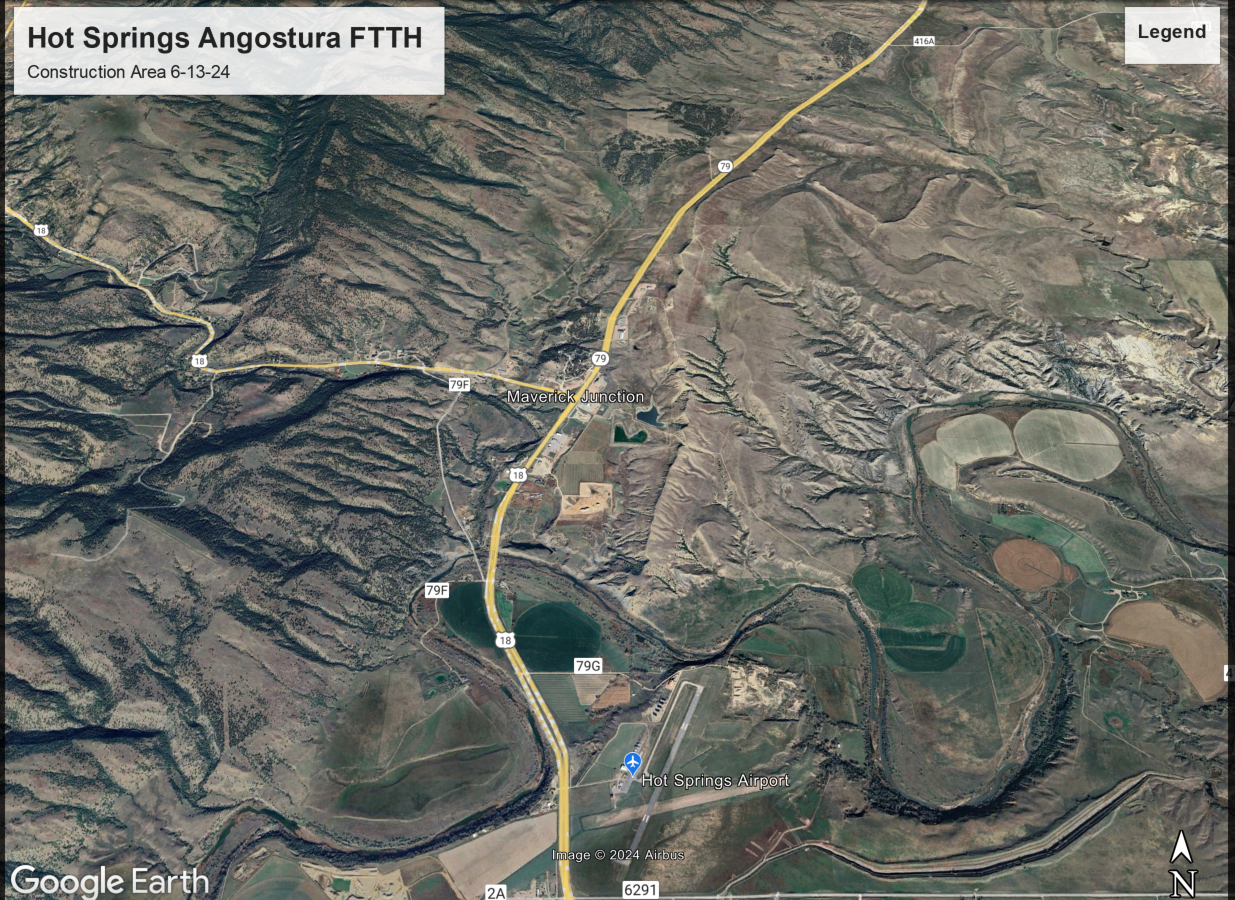 Hot Springs FTTH Angostura Construction Area 6-13-24.png